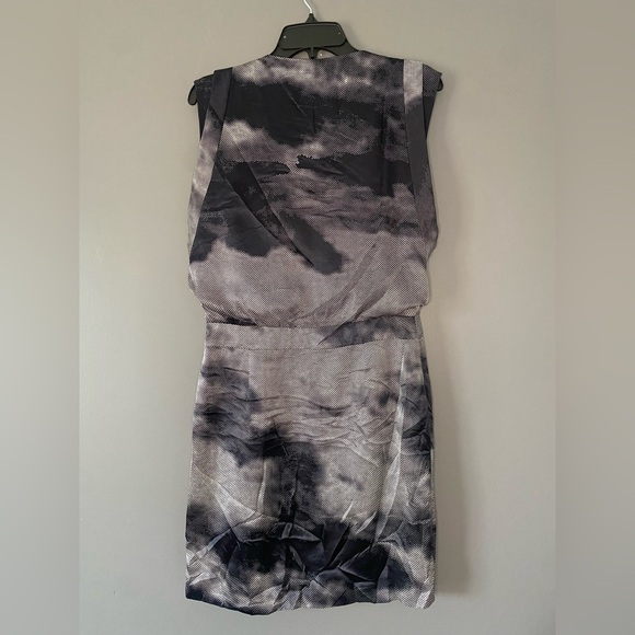 Hugo Boss Sleeveless Mini Dress Silky Wrap Style Business Casual Office - Picture 12 of 13